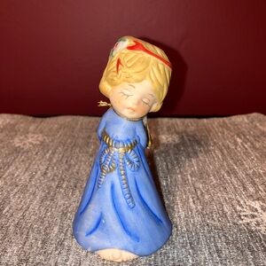Charming Blue Ceramic Figurine